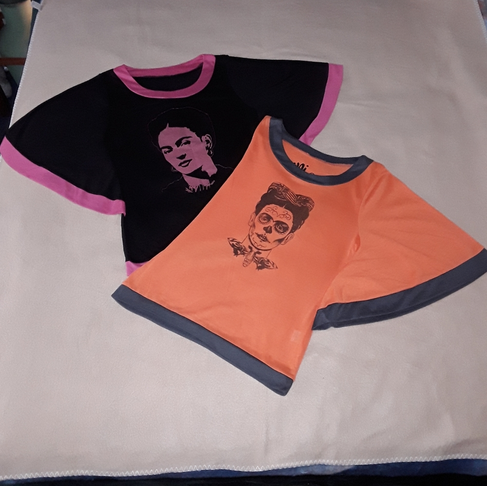 Bundle Of 2 (Two) Frida Kahlo Blouses, Like New - image 1